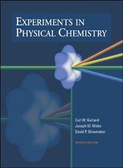 Experiments In Physical Chemistry,Used