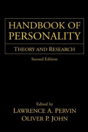 Handbook of Personality: Theory and Research, Second Edition,Used