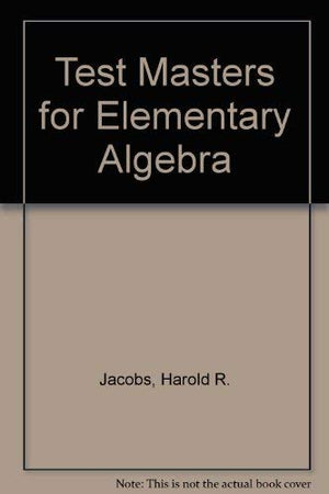 Elementary Algebra,Used
