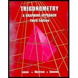 Trigonometry: A Graphing Approach,New
