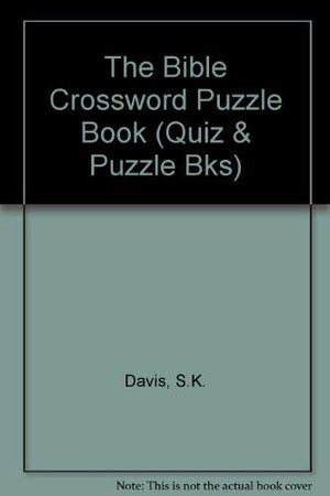 Bible Crossword Puzzle Book,Used