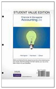 Student Value Edition for Financial & Managerial Accounting Plus Myaccountinglab Student Access Code Card Package,Used