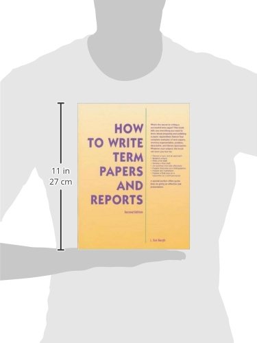 How To Write Term Papers & Reports 2nd Ed,Used