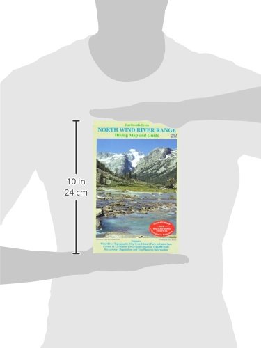 Northern Wind River Range Hikng Map,Used