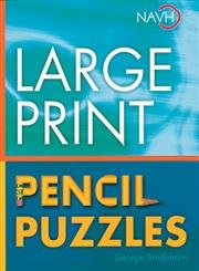 Large Print Pencil Puzzles,Used