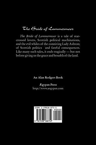 The Bride of Lammermoor by Sir Walter Scott, Fiction, Classics,Used