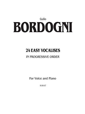 Twentyfour Easy Vocalises In Progressive Order (Kalmus Edition),Used