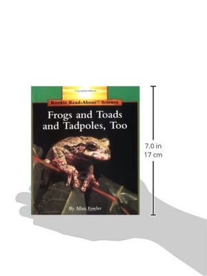 Frogs and Toads and Tadpoles, Too (Rookie ReadAbout Science: Animals),Used