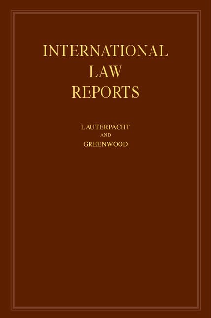 International Law Reports (Volume 102),Used