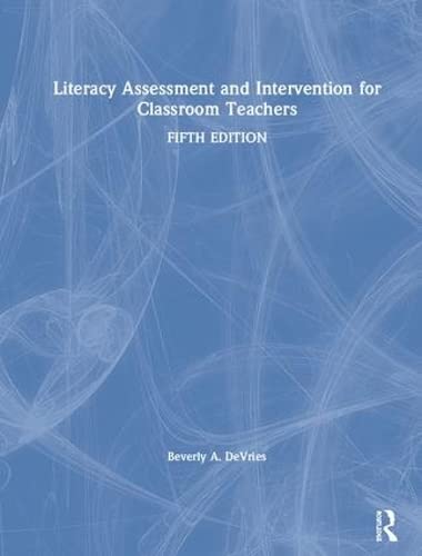Literacy Assessment And Intervention For Classroom Teachers,Used