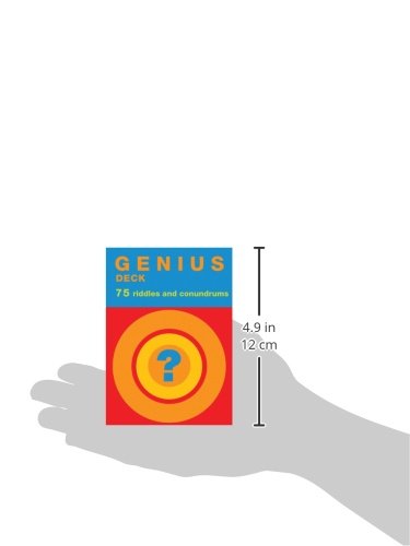 Genius Decks: 75 Riddles & Conundrums,Used