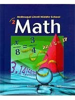 Mcdougal Littell Middle School Math, Course 2, Teacher's Edition,Used