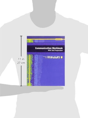 Realidades Communication Workbook with Test Prep (Writing Audio Video Activities) Level 2 Copyright 2011,Used