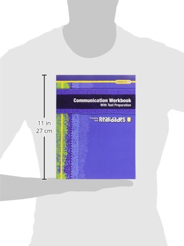 Realidades Communication Workbook with Test Prep (Writing Audio Video Activities) Level 2 Copyright 2011,Used