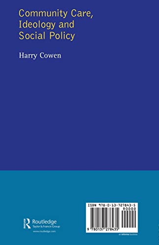 Community Care Social Policy & Ideology (Contemporary Social Policy Series.),Used
