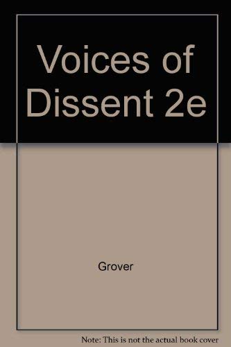 Voices of Dissent: Critical Readings in American Politics,Used