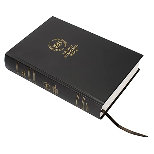 Legacy Standard Bible, Large Print Wide Margin Black Hardcover (LSB),Used