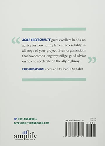 Agile Accessibility Handbook: A Practical Guide to Accessible Software Development At Scale,Used