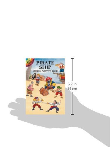 Pirate Ship Sticker Activity Book (Dover Little Activity Books: Pirates),Used