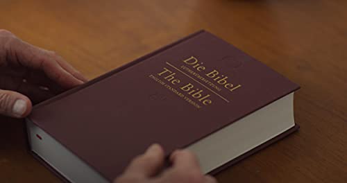 ESV German/English Parallel Bible (Luther/ESV, Dark Red)-New