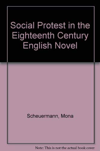 Social Protest In The 18Thcentury English Novel,Used