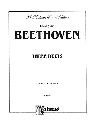 Three Duets (Kalmus Edition),Used