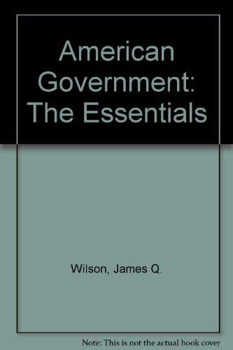 American Government: The Essentials,New