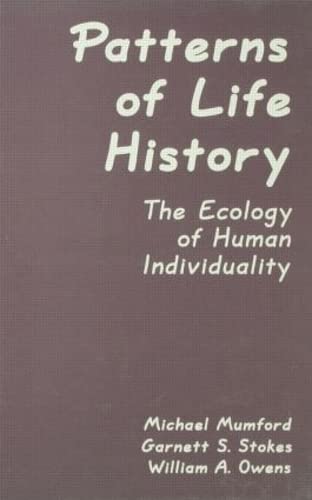 Patterns Of Life History: The Ecology Of Human Individuality (Applied Psychology Series),Used