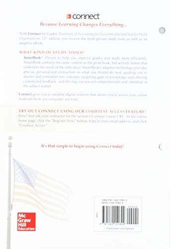 Loose Leaf for Essentials of Accounting for Govenmental and NotforProfit Organizations,Used