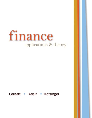 Finance: Applications And Theory (Mcgrawhill/Irwin Series In Finance, Insurance And Real Estate (Hardcover)),Used