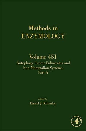 Autophagy: Lower Eukaryotes and NonMammalian Systems, Part A (Volume 451) (Methods in Enzymology, Volume 451),Used