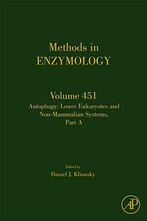 Autophagy: Lower Eukaryotes and NonMammalian Systems, Part A (Volume 451) (Methods in Enzymology, Volume 451),Used