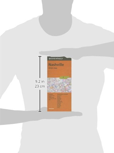 Folded Map: Nashville Street Map