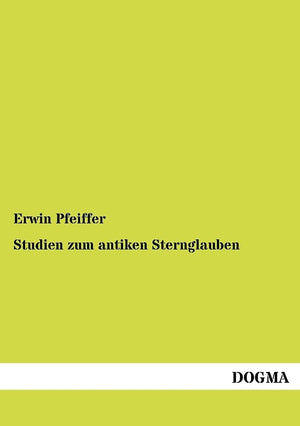 Studien zum antiken Sternglauben (German Edition),Used