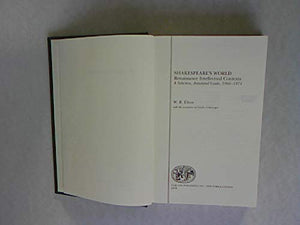 Shakespeare's World: Renaissance intellectual contexts, A selective, annotated guide, 19661971,Used