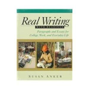 Real Writing With Readings: Paragraphs and Essays for College, Work, and Everyday Life: Notebook Dividers,Used
