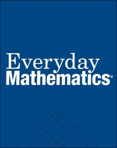 Everyday Mathematics, Grade 1, Student Math Journal 1,New