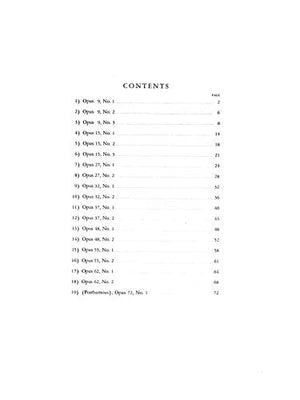 Nineteen Nocturnes: From the First Critically Revised Complete Edition (Kalmus Edition),Used