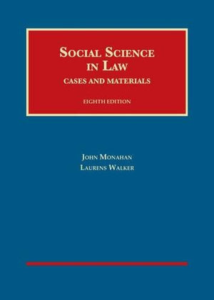 Social Science in Law (University Casebook Series),Used