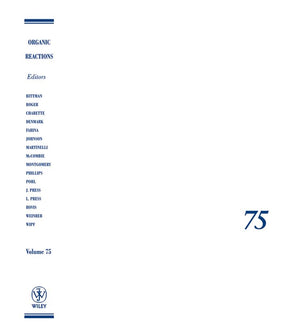 Organic Reactions, Volume 75,Used