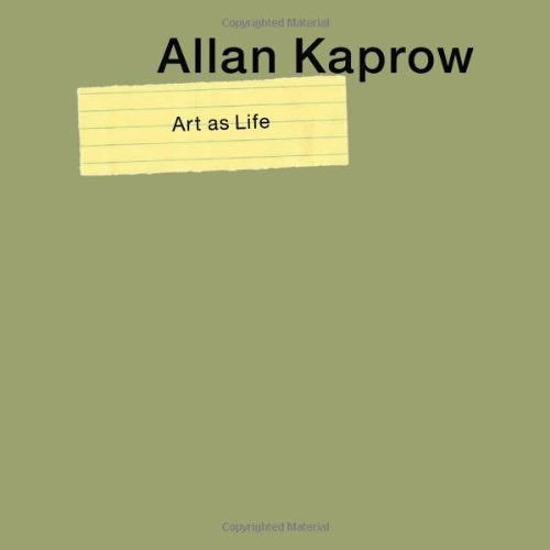 Allan KaprowArt as Life,Used