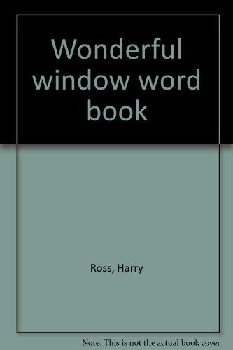 Wonderful window word book,Used
