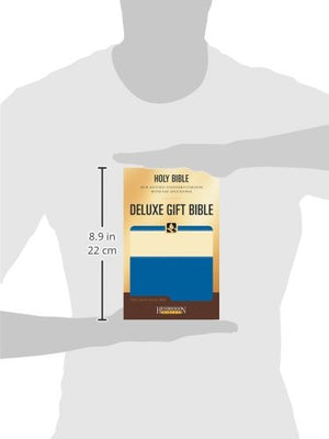 Holy Bible With The Apocrypha: New Revised Standard Version, Cream On Blue, Deluxe Gift (Hendrickson Bibles)