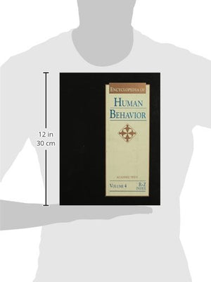 Encyclopedia of human behavior Volume 4 RZ and Index,Used