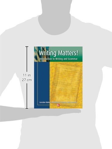 Writing Matters!  Student Book: Introduction To Writing And Grammar,Used