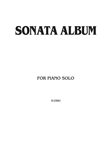 Sonata Album, Vol 1 (Kalmus Edition, Vol 1),Used