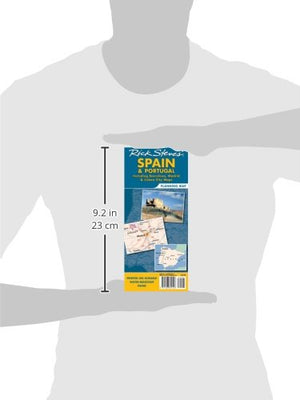 Rick Steves' Spain and Portugal Map: Including Barcelona, Madrid and Lisbon,Used