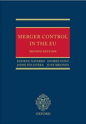 Merger Control in the EU: Law, Economics and Practice,Used
