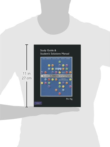 Student Solutions Manual For Basic Business Statistics,Used