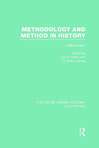 Methodology and Method in History (RLE Accounting): A Bibliography,Used